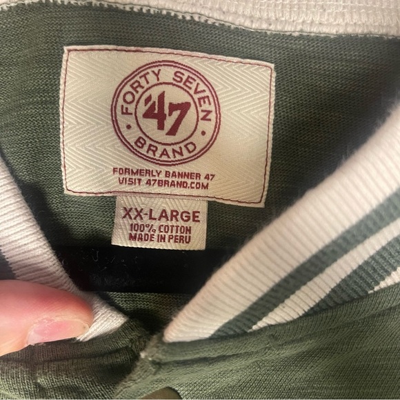 47 Brand Boston Celtics button-up jacket. Size XXL - Picture 4 of 7